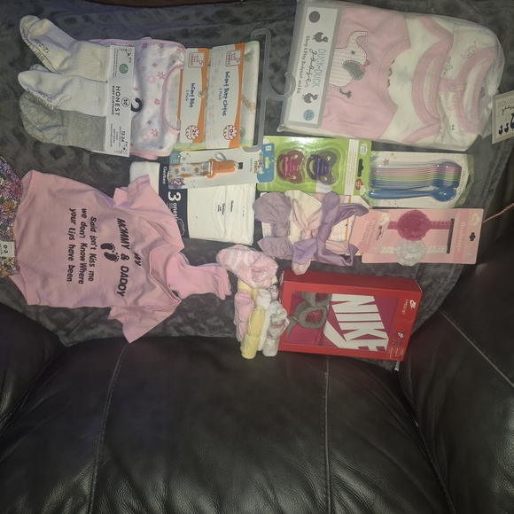 Nike Other - Nike Kids Sneakers - Pink and White